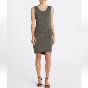 AVLN StudioLane Ruched Knit Fitted Dress